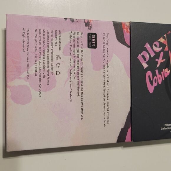 REVOLVE PLEY BEAUTY 9 COLOR EYESHADOW PALETTE NEW NWT COBRA KAI - Picture 5 of 6